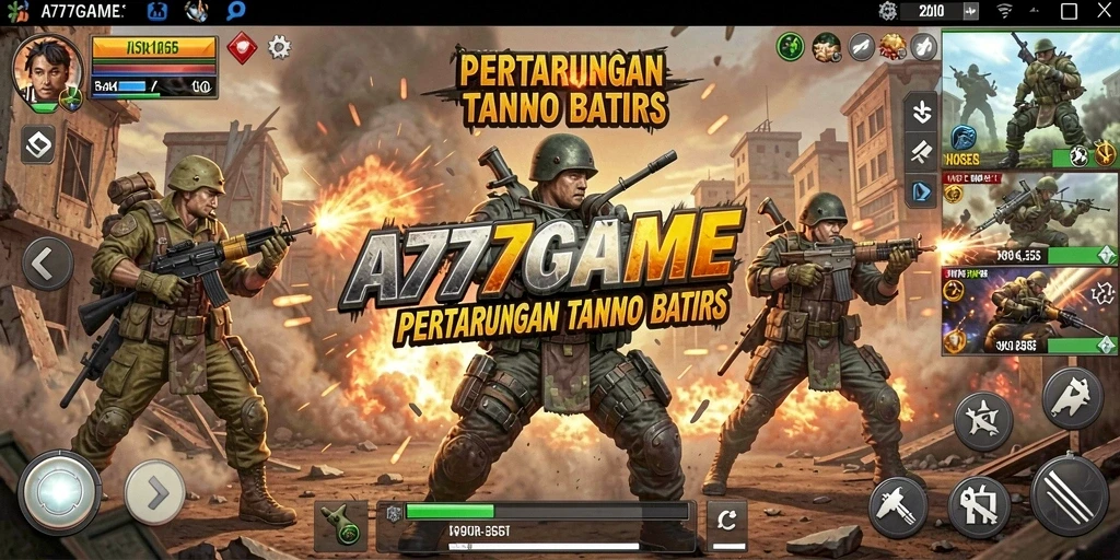 Tampilan mengagumkan dari gameplay pertarungan di A777GAME.