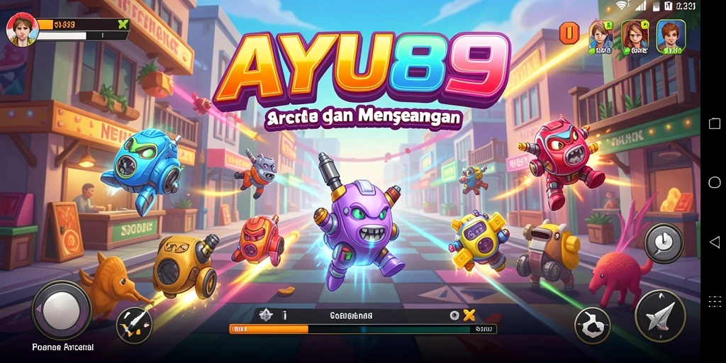 Tampilan gameplay seru AYU89 dengan efek visual menawan.