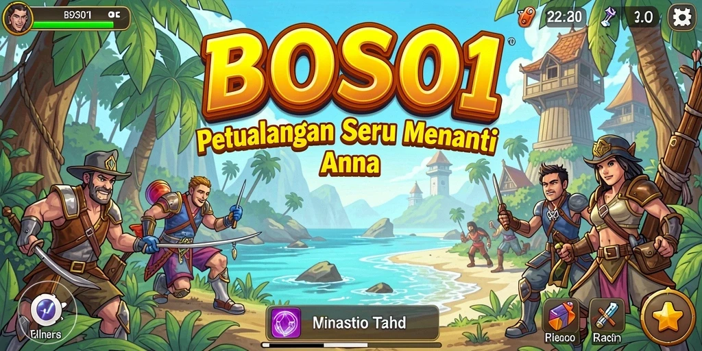 Gameplay menarik dalam petualangan BOS01 dengan grafik menawan.
