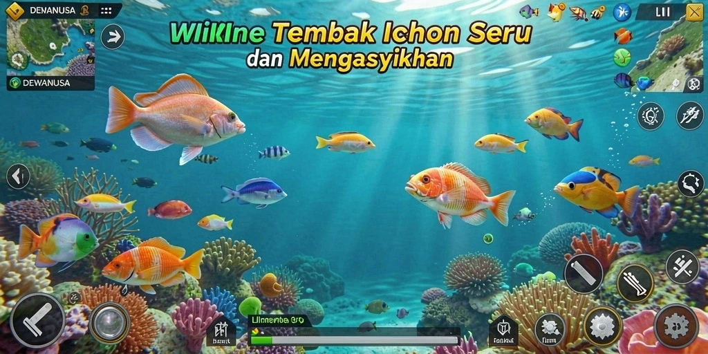 Screenshot gameplay Tembak Ikan DEWANUSA yang seru dan penuh aksi.