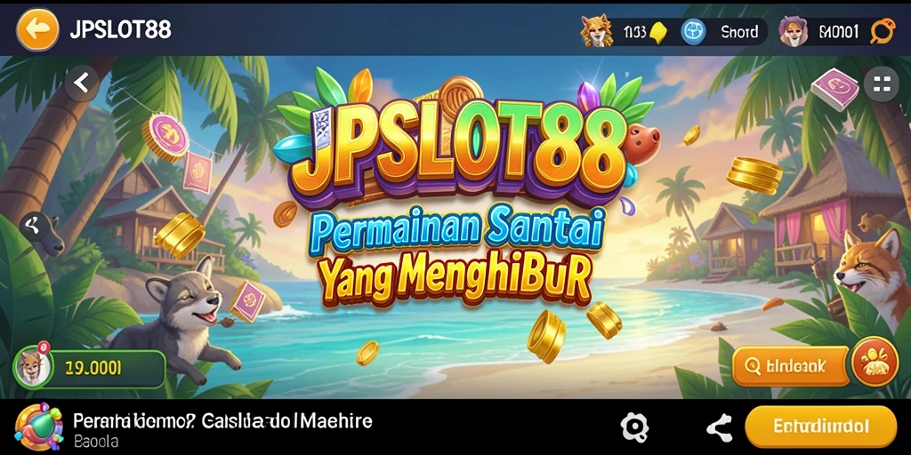 Screenshot utama JPSLOT88 yang menampilkan gameplay menarik.