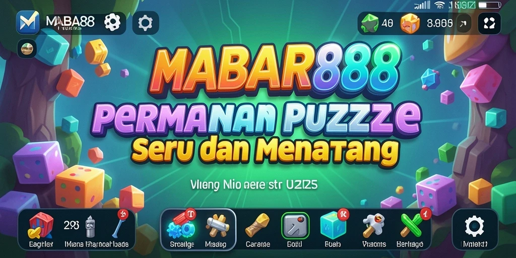 Tampilan gameplay MABAR88 yang penuh warna dan menarik.