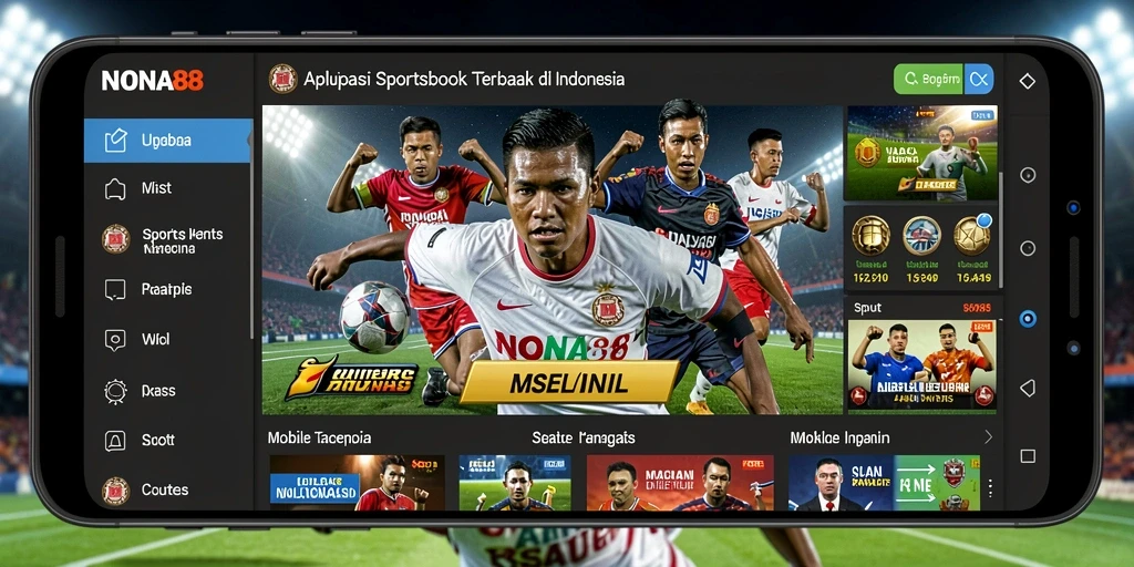 Screenshot tampilan <strong>NONA88</strong> menunjukkan gameplay taruhan olahraga yang menarik.