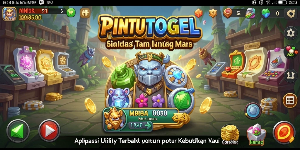 Tampilan antarmuka PINTUTOGEL yang sederhana dan efektif.