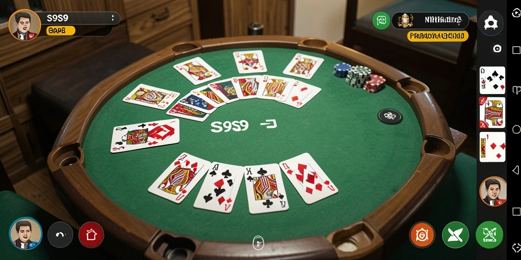 Tampilan gameplay S9S9 dengan antarmuka yang menarik.