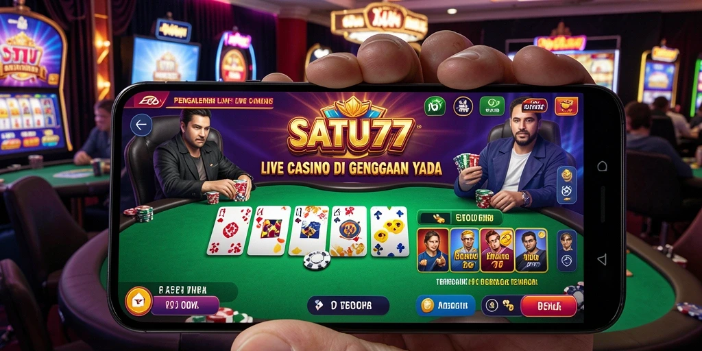 Tampilan gameplay Live Casino yang menghibur dan interaktif.