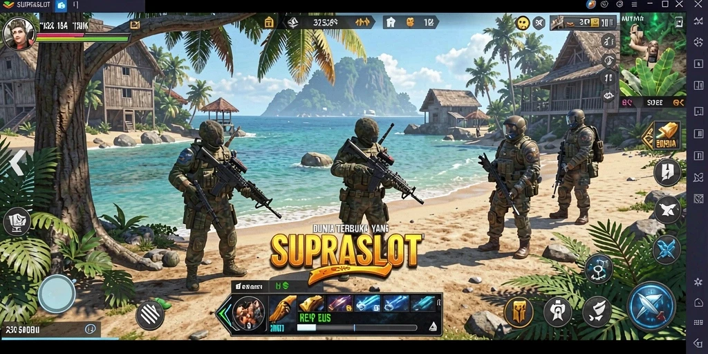 Tangkapan layar gameplay Open World yang penuh aksi.