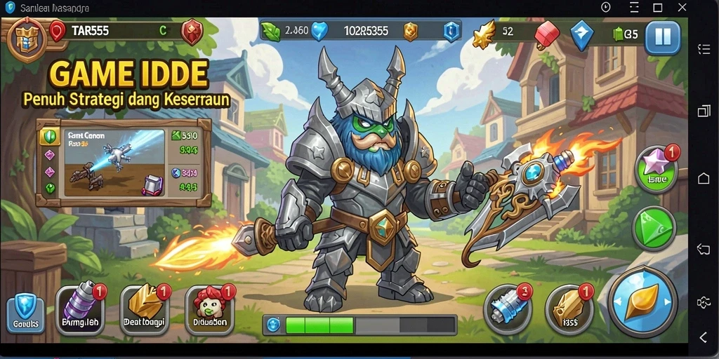 Tangkapan layar TAR555 menunjukkan gameplay yang menarik dan menawan.