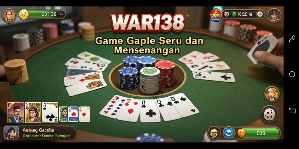Gameplay seru dan menyenangkan di WAR138 dengan tema Gaple.