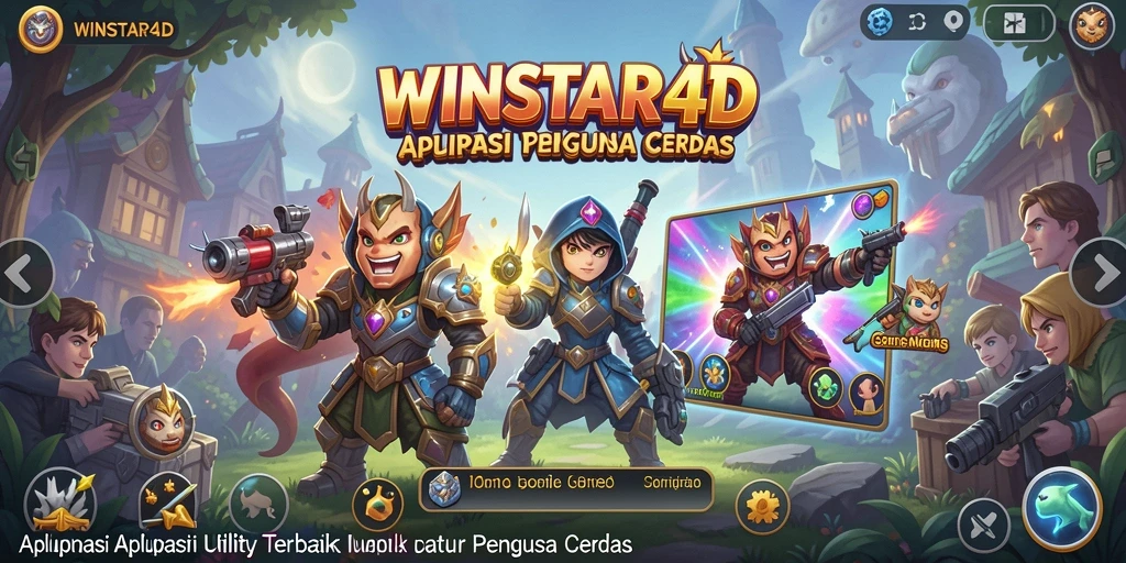 Tampilan utama WINSTAR4D yang menampilkan fitur-fitur Utility.